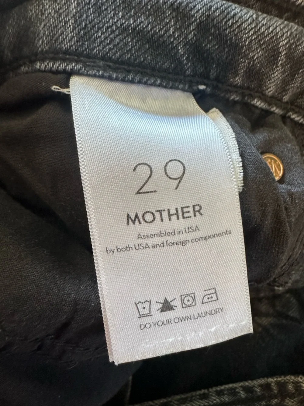 Consigning 9/19 MOTHER SUPERIOR Smokin' Double Heel Flare Jeans On The Fly